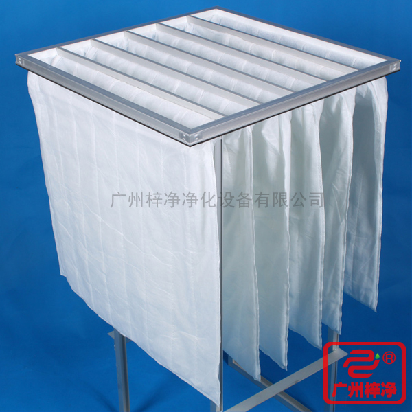 用化纤无纺布制作的G4袋式过滤器 用化纤无纺布制作的G4袋式过滤器