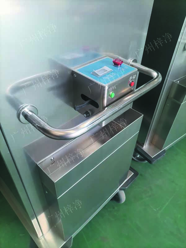 密闭式灭菌器械物品电动转运车产品结构细节 密闭式灭菌器械物品电动转运车产品结构细节